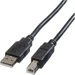 Roline Usb-kabel Usb 2.0 Usb-a Stecker, Usb-b Stecker 3.00 M Schwarz Geschirmt