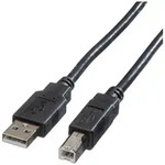 Roline Usb-kabel Usb 2.0 Usb-a Stecker, Usb-b Stecker 4.50 M Schwarz Geschirmt