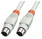 Lindy - Seriell Anschlusskabel [1x Mini-din-stecker - 1x Mini-din-stecker] 2.00...