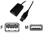 Logilink Ua0001a - 5m Usb 2.0 Kabel, Schwarz