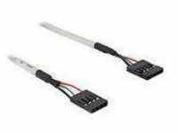 USB-Kabel Pinheader 4pin - Pinheader 5pin St/St 50cm (82439) - Delock
