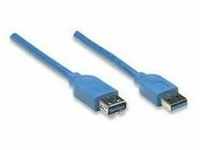 Manhattan - USB-Kabel usb 3.2 Gen1 (usb 3.0 / usb 3.1 Gen1) usb-a Stecker, usb-a