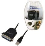 Logilink Usb 1.1, Parallel Anschlusskabel [1x Centronics-buchse - 1x Usb 1.1...