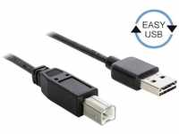 Delock - USB-Kabel usb 2.0 usb-a Stecker, usb-b Stecker 3.00 m Schwarz...