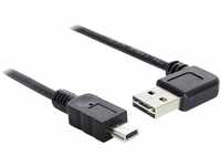Delock - USB-Kabel usb 2.0 usb-a Stecker, USB-Mini-B Stecker 1.00 m Schwarz