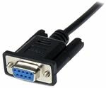 Startech.com 1m Seriell Db9 Rs-232 Nullmodemkabel - Schwarz - St/bu