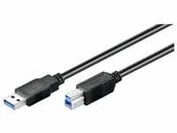 Goobay - USB-Kabel usb 3.0 a-b 3m schwarz (93654)