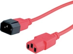 19.08.1520 Strom Verbindungskabel Rot 1.80 M - Roline