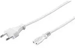 Goobay Euro-netzkabel, 5 M, Wei&szlig;