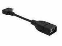 USB-Kabel Typ a - micro b 90 gew. Bu/St 0,11m (83104) - Delock