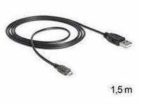 DeLOCK USB Kabel Delock A - micro B St/St 1.50m mit LED Anzei (83272)