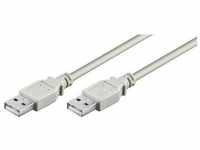 USB-Kabel Typ a - Typ a St/St 1,80m grau (93375) - Goobay