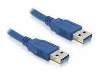 Delock - USB-Kabel USB3.0 Typ a - Typ a St/St 0,50m blau (83121)