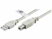 Goobay - 50833 - usb 2.0 Kabel mit usb Zertifikat A-Stecker B-Stecker, 5 m (50833)
