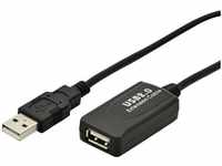 USB-Kabel usb 2.0 5.00 m Aktiv mit Signalverstärkung usb-a Stecker, usb-a Buchse