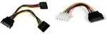 Startechcom Pyo2sata Sata Stromkabel Splitter 15 Cm