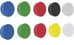 Haftmagnete D32 Mm Set &Aacute; 10 St&uuml;ck Bunt Sortiert