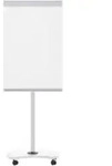 Magnetoplan&reg; Flipchart Junior Plus Mobil - Schreibfl&auml;che 700 X 1000 Mm - Wei&szlig; /