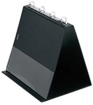 Veloflex - Tischflipchart Din A4 Quer 4 Ringe Rundmechanik Pvc-folie Kartonverst&auml;rkt