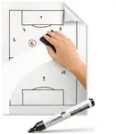 Whiteboard-folie - Rolle Mit 25 Folienbl&auml;ttern - 60x80cm