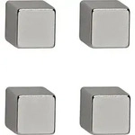 Maul Neodym Magnet (b X H X T) 10 X 10 X 10 Mm W&uuml;rfel Silber 4 St. 6169296