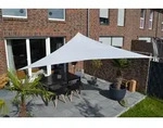 Dreiecksonnensegel 360 Cm - Polyester - Farbe Silbergrau