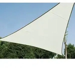Sonnensegel - Dreieckig - 3.6 X 3.6 X 3.6 M - Farbe: Cremewei&szlig;