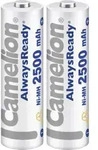 Nimh-mignon-akku Alwaysready, 2500 Mah, 2 St&uuml;ck - Camelion