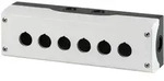 M22-i6 Aufbaugeh&auml;use 6 Einbaustellen, F&uuml;r Bodenbefestigung (&oslash; X H) 22 Mm X 80 Mm