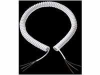 Leuchten-Spiralleitung (konfektioniert) 1,6m weiß (654.283) - Bachmann