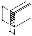 Obo Bettermann Vertr Wand+deckenkanal M.obert. 60x150mm,pvc Wdk60150cw 2 Stk