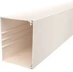 Obo Bettermann Vertr Wand+deckenkanal M.obert. 100x130mm,pvc Wdk100130cw 2 Stk