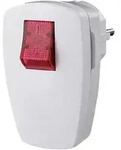 Le Sanitaire - Bachmann 911.273 Schutzkontaktstecker Kunststoff Mit Schalter 250 V