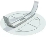 2003227 Federdeckel (&oslash; X T) 70 Mm X 1 Mm 1 St. - Obo Bettermann