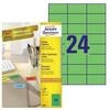 Avery Zweckform Universaletikett 3450 70x37mm Gr&uuml;n 2.400 St./pack.