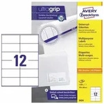 Avery Zweckform - Universaletikett Ultragrip 105 X 48 Mm (b X H) Nicht Wieder