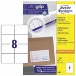 Avery Zweckform - Universaletikett Ultragrip 105 X 74 Mm (b X H) Nicht Wieder
