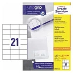 Avery Zweckform - Universaletikett Ultragrip 70 X 42,3 Mm (b X H) Nicht Wieder
