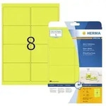 Herma Etiketten A4 Neon-gelb 99,1x67,7 Mm Papier 160 St. (5144)