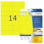 Herma Etiketten A4 Gelb 105x42,3 Mm Papier Matt 280 St. (5058)