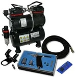 Wiltec Einsteiger Airbrush Kompressor Set As196 Mit 1 Airbrushpistole Typ 116 Und
