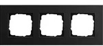 Gira Abdeckrahmen 3f Gira Esprit Alum.schwarz(elox.) 0213126