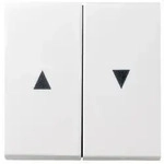 Gira - Abdeckung Jalousie-schalter System 55, Standard 55, E2, Event, Event Klar,