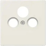 Jung Abdeckung F&uuml;r Universal-sat/bk-dosen, Thermoplast, Serie Ls, Wei&szlig; Ls990sat
