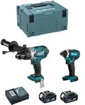 Combopack 2 Werkzeuge 18v Lxt (2x5,0 Ah) (dhp458 + Dtd152) Makita Dlx2145tj