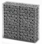 Vidaxl - Steinkorb Gabione Mit Deckeln Verzinkter Draht 100&times;100&times;30 Cm