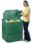 Juwel - Kompostbeh&auml;lter Komposter Mit Deckel Bio 400, 74x74x84 Cm, F. Bio-abf&auml;lle