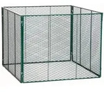 Komposter Gr&uuml;n Verzinkt 100 X 100 X 80 Cm