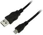 Logilink - Usb-kabel Usb 2.0 Usb-a Stecker, Usb-micro-b Stecker 1.80 M Schwarz