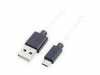 Logilink - usb Cable usb 2.0, AM-Micro bm, white, 1,80m (CU0063)